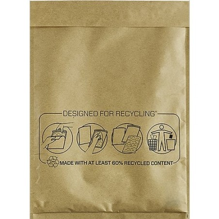 Bankers box pack de 50 bolsas de burbujas acolchada - medida 240x330mm - burbujas internas para amortiguacion - ideal
