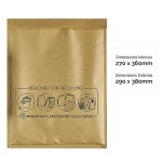 Bankers box pack de 50 bolsas de burbujas acolchada - medida 270x360mm - burbujas internas para amortiguacion - ideal