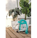 Kit miniportamanguera aquabalcony equipado con 10m de manguera, lanza ergo 8 jet y 2 racores. color azul gf80265852 gf