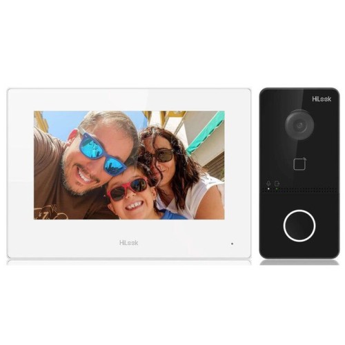 Set de videoportero ip hilook ip-vis-slim-w