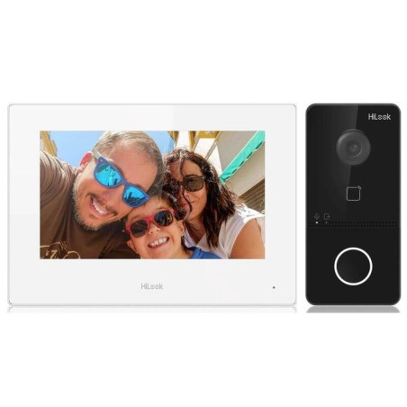 Set de videoportero ip hilook ip-vis-slim-w