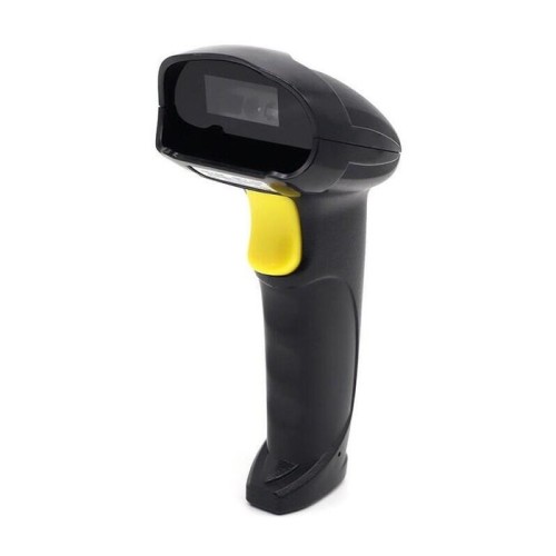 Escáner qoltec 50853  de código de barras láser 1d  2d  negro