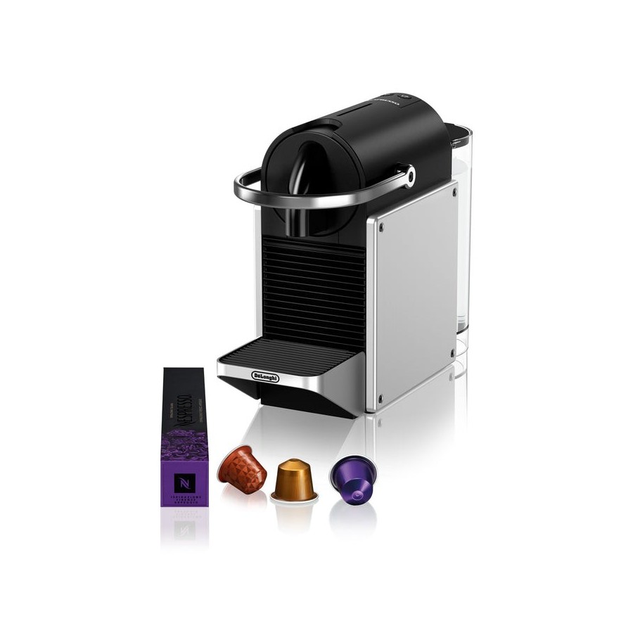 Cafetera  delonghi en 127.s nespresso pixie silver