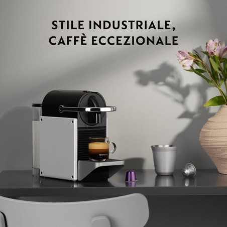 Cafetera  delonghi en 127.s nespresso pixie silver