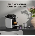 Cafetera  delonghi en 127.s nespresso pixie silver