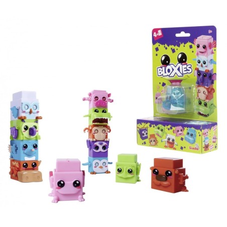 Figuras de juguete simba bloxies serie 1 (paquete de 4) artículos surtidos, 4 figuras 105952627
