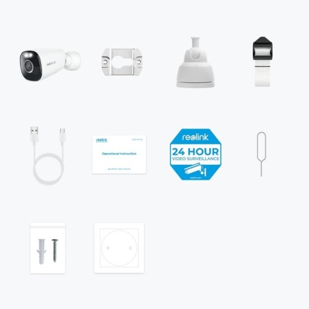 Cámara de vigilancia reolink argus series b360,  blanco/blanco 6975253983155