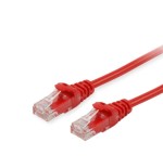 Equip cable de red u/utp categoria 6 10m color rojo