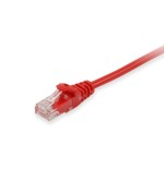 Equip cable de red u/utp categoria 6 10m color rojo