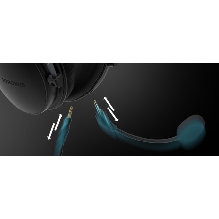 Auriculares gaming genesis toron 531 negros