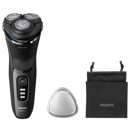 Philips s3244 12 afeitadora, mojada y seca, negra