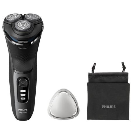 Philips s3244 12 afeitadora, mojada y seca, negra
