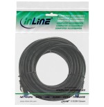 Inline® cable de red armoured, u/ftp, cat.6a, black, 10m