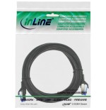 Inline® cable de red armoured, u/ftp, cat.6a, black, 2m
