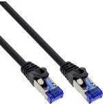 Inline® cable de red armoured, u/ftp, cat.6a, black, 3m