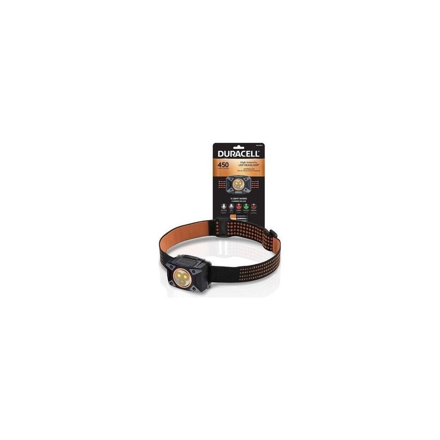 Duracell linterna led frontal 450 lumenes 60m 3xaaa 8555-dh450sa