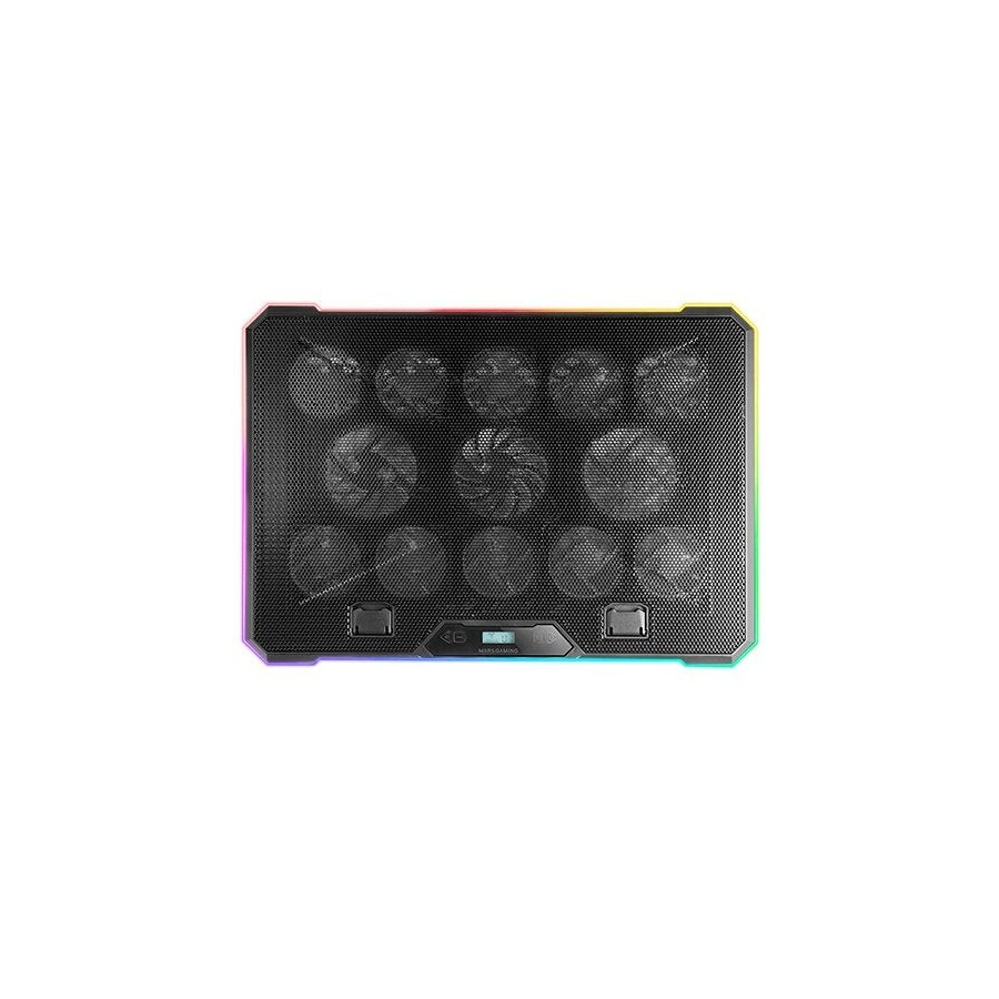 Soporte refrigerante mars gaming mnbc23 para portátiles hasta 17' iluminación led