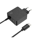 Ewent cargador usb-c pd 45w +puerto usb-a