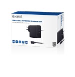 Ewent cargador usb-c pd 45w +puerto usb-a