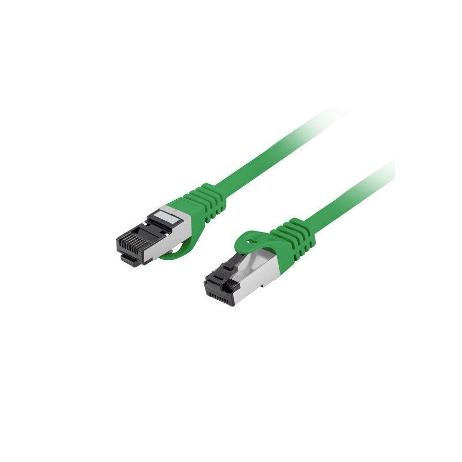 Lanberg cable de red cat 8 1 s ftp lszh cu 0.5m verde fluke passed