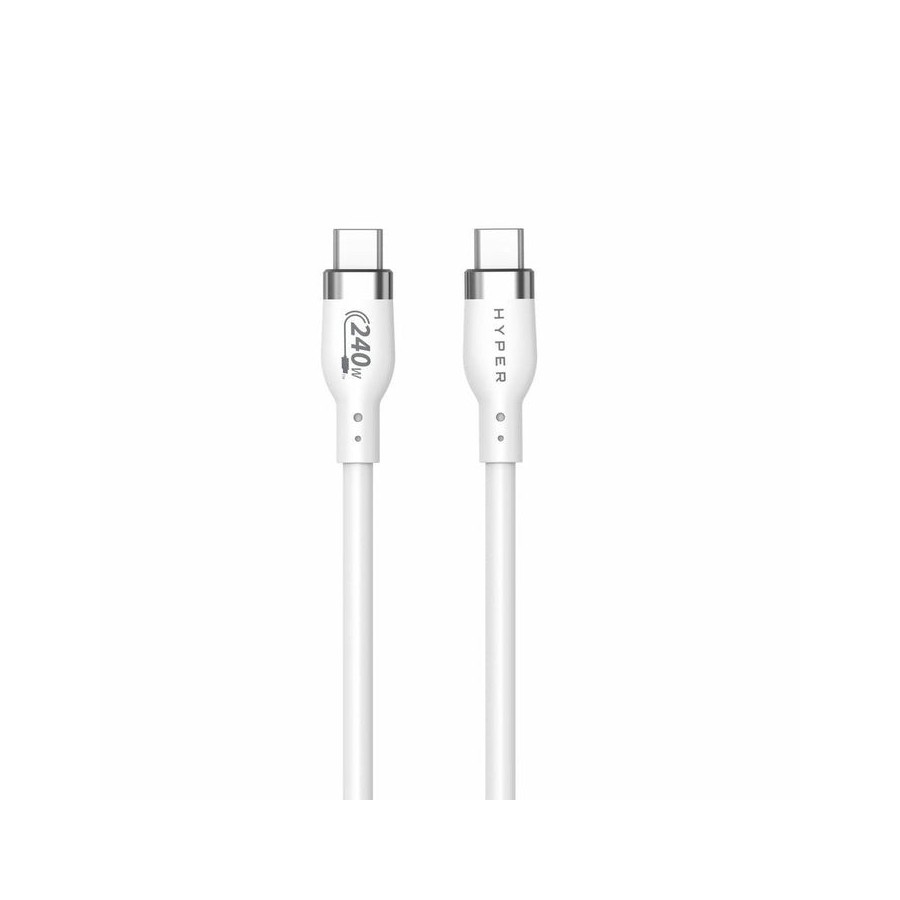 Hyper hj4002whgl cable usb 2 m usb 2.0 usb c blanco
