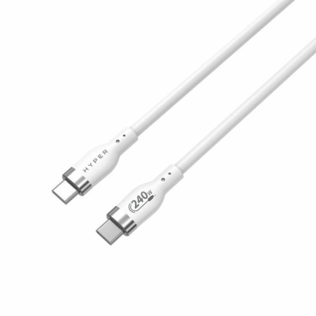 Hyper hj4002whgl cable usb 2 m usb 2.0 usb c blanco