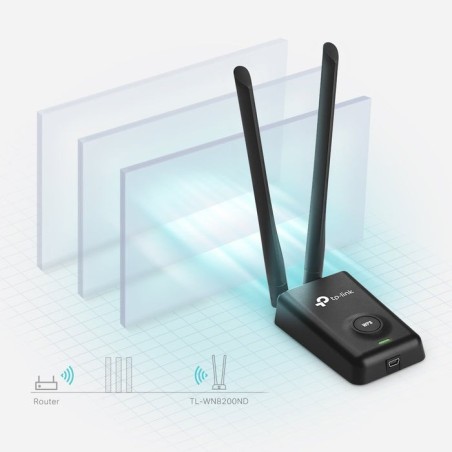 Adaptador usb wifi tp-link tl-wn8200nd 300mbps