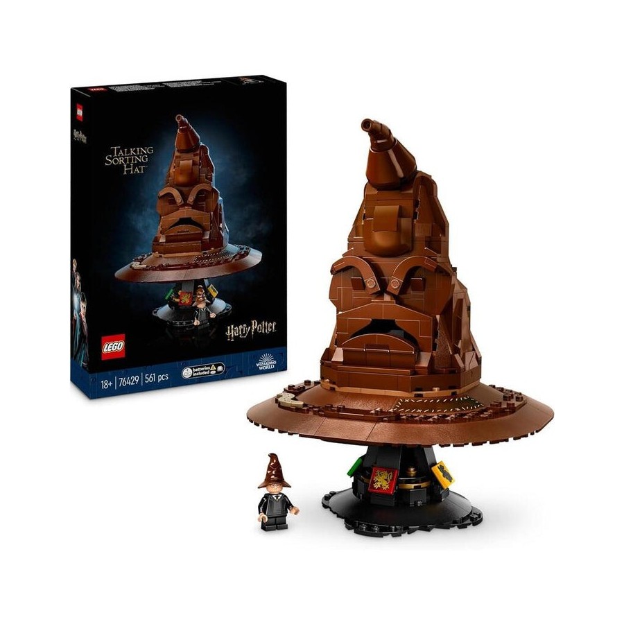 Lego 76429 harry potter der sprechende hut, juguete de construcción 76429