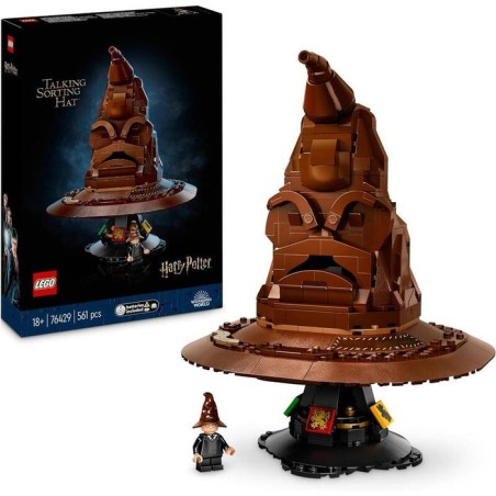 Lego 76429 harry potter der sprechende hut, juguete de construcción 76429