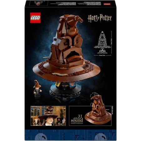 Lego 76429 harry potter der sprechende hut, juguete de construcción 76429