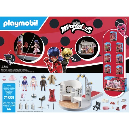 Playmobil 71335 miraculous gabriels fashion show 71335