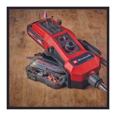Amoladora  einhell te-mt 18/34 li-solo recta rojo/negro sin batería ni cargador.