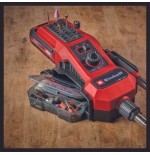 Amoladora  einhell te-mt 18/34 li-solo recta rojo/negro sin batería ni cargador.