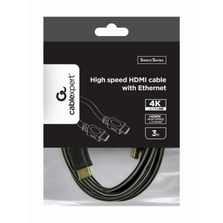 Gembird cable hdmi v1.4 high speed 3m ethernet ccs negro cc-hdmi4l-10