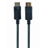 Gembird cable displayport 1m negro  cc-dp-1m