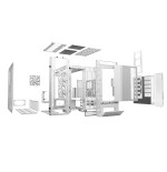 Caja pc bequiet dark base pro 901 - weiss