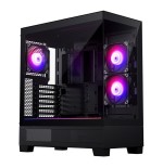 Caja pc  phanteks xt view temperojo glass windows, d-rgb - negro
