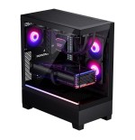 Caja pc  phanteks xt view temperojo glass windows, d-rgb - negro