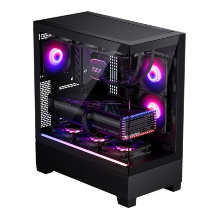 Caja pc  phanteks xt view temperojo glass windows, d-rgb - negro