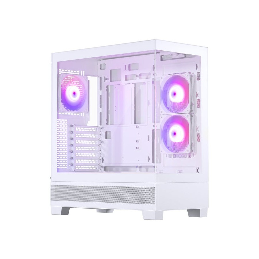 Caja pc phanteks xt view temperojo glass windows, d-rgb - blanco