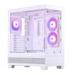 Caja pc phanteks xt view temperojo glass windows, d-rgb - blanco