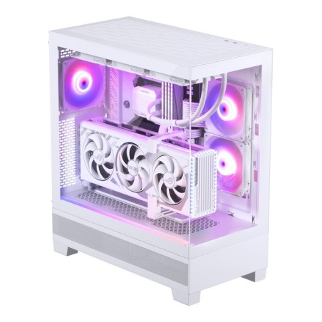 Caja pc phanteks xt view temperojo glass windows, d-rgb - blanco