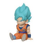 Figura hucha plastoy dragon ball super saiyan blue son goku