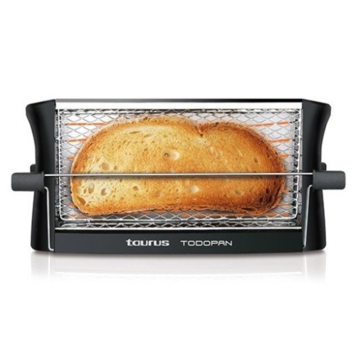 Tostadora taurus de pan todopan varilla de soporte rejilla protectora maxima seguridad negro