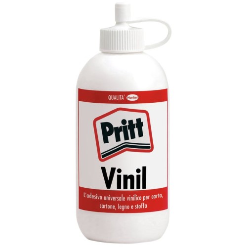 Pritt cola blanca 250ml - pegamento liquido transparente - ideal para manualidades - adhesivo para diversos materiales