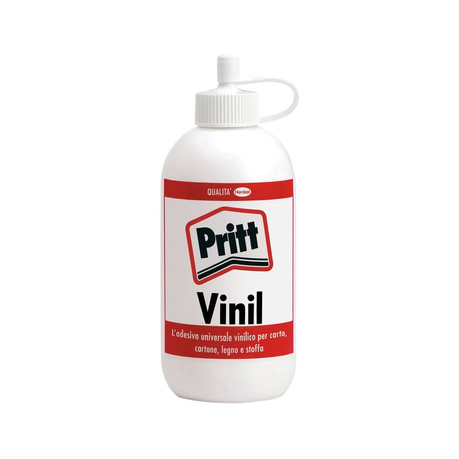 Pritt cola blanca 250ml - pegamento liquido transparente - ideal para manualidades - adhesivo para diversos materiales