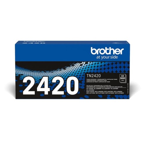 Tóner original brother tn-2420 alta capacidad negro