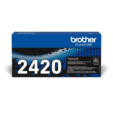 Tóner original brother tn-2420 alta capacidad negro
