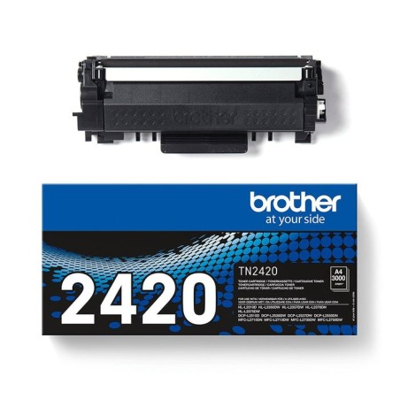 Tóner original brother tn-2420 alta capacidad negro