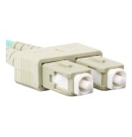 Lanberg cable fibra óptica mm lc upc-sc upc duplex 2m lszh om3 50 125 3.0mm aqua